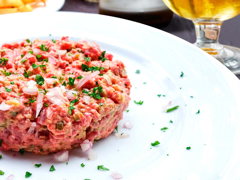 Steak tartaar met citroenmayonaise